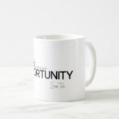 CONTINGENTEN: Sun Tzu - Opportunity Koffiemok (Voorkant rechts)