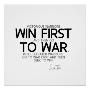 CONTINGENTEN: Sun Tzu - Win first Poster
