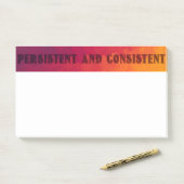 Continu en consistent verloop post-it® notes (Op bureau)