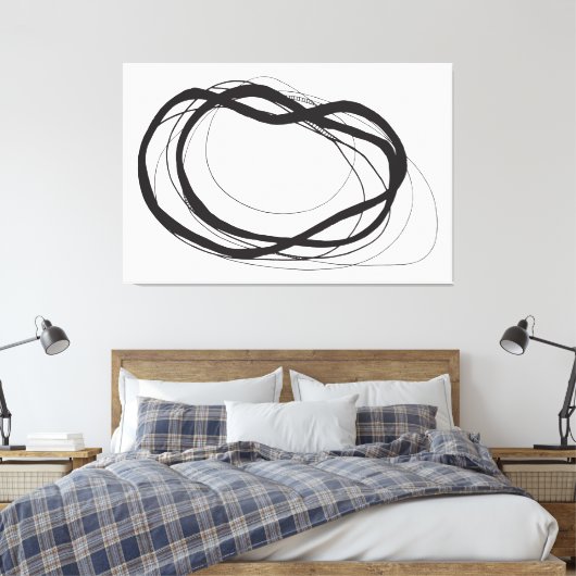 Continu horizontaal canvas afdruk (Insitu (Slaapkamer))