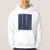 Continu Kunst Kunst Sprinter Hardlopen Hoodie (Voorkant)