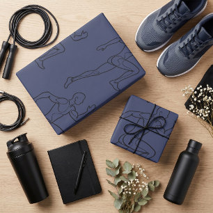 Continu Kunst Sprinter Hardlopen Cadeaupapier