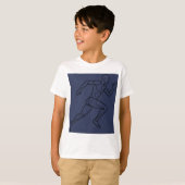Continu Kunst Sprinter Hardlopen T-shirt (Voorkant volledig)