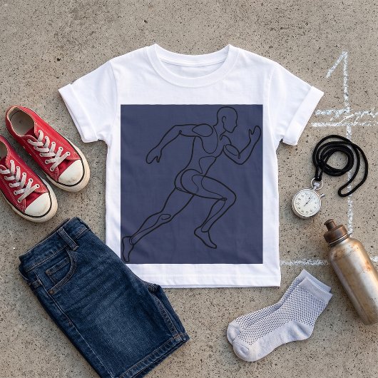 Continu Kunst Sprinter Hardlopen T-shirt