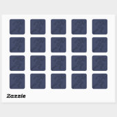Continu Kunst Sprinter Hardlopen Vierkante Sticker (Vel)