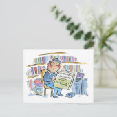 Continu leren briefkaart (Staand voorkant)