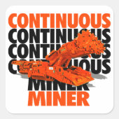 CONTINUE MIJNWERKER VIERKANTE STICKER (Voorkant)