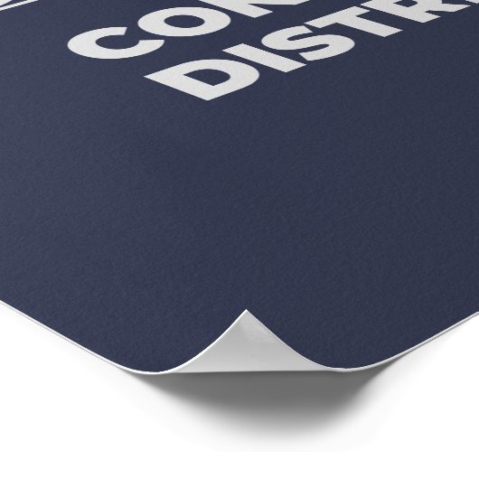 Continue verdeling Poster donkerder (Hoek)