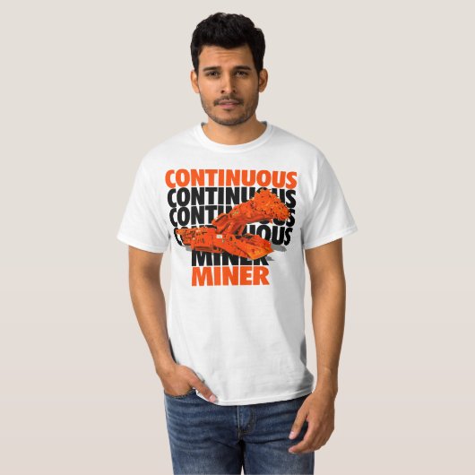 CONTINUEUZE MINDER T-SHIRT (Voorkant volledig)