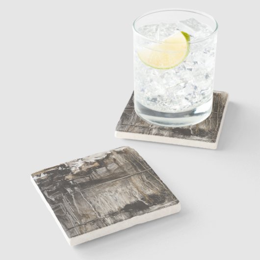Continuüm II Stenen Onderzetter (Zijkant)