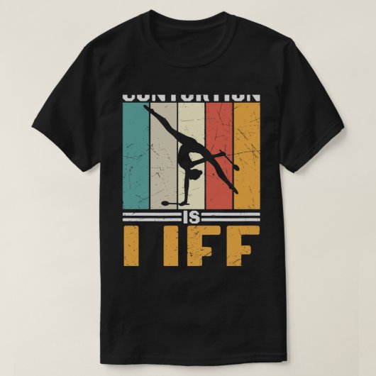 Contortion is het leven Grappige Gymnast T-shirt (Design voorkant)