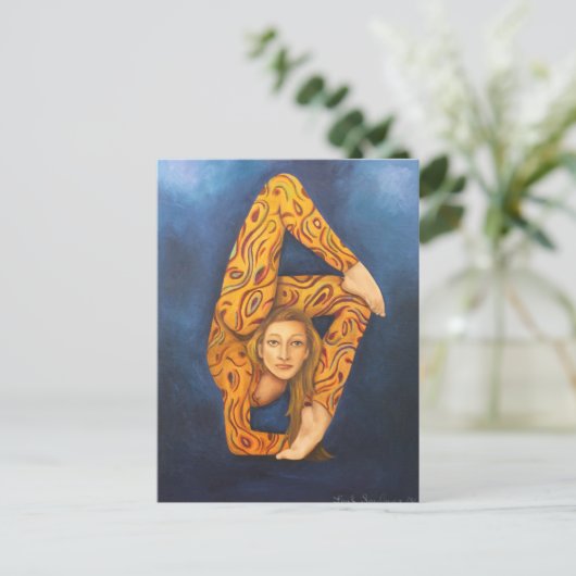 Contortionist 2 briefkaart (Staand voorkant)