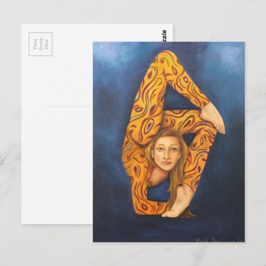 Contortionist 2 briefkaart (Voorkant / Achterkant)
