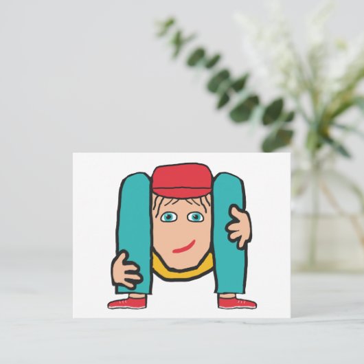 Contortionist Briefkaart (Staand voorkant)