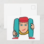 Contortionist Briefkaart (Voorkant / Achterkant)