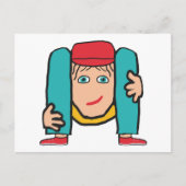 Contortionist Briefkaart (Voorkant)