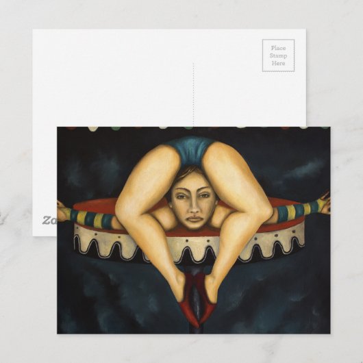 Contortionist Briefkaart (Voorkant / Achterkant)
