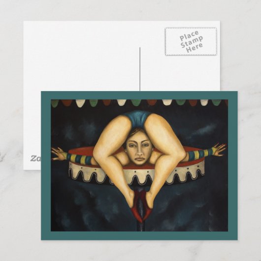 Contortionist Briefkaart (Voorkant / Achterkant)