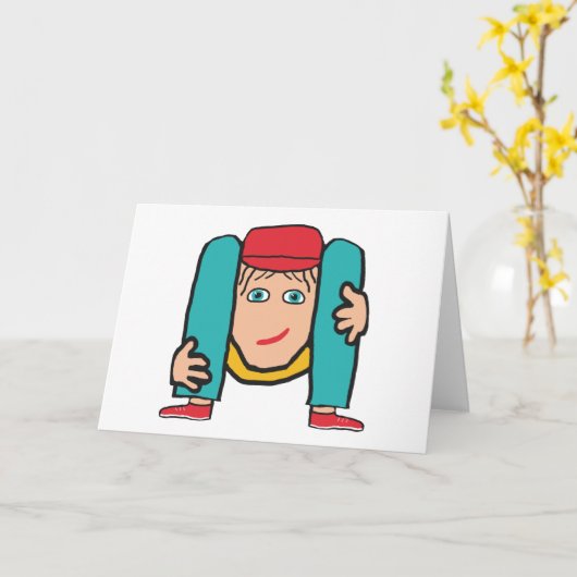 Contortionist Kaart (Gele Bloem)