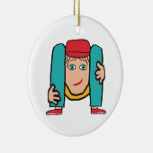 Contortionist Keramisch Ornament (Rechts)