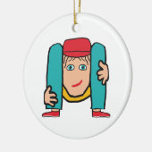 Contortionist Keramisch Ornament (Links)