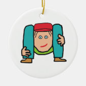 Contortionist Keramisch Ornament (Voorkant)