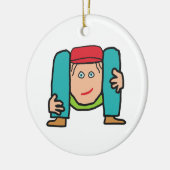 Contortionist Keramisch Ornament (Links)