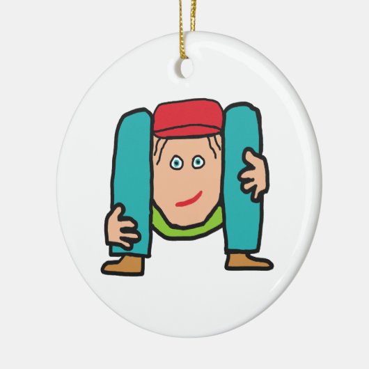 Contortionist Keramisch Ornament (Links)