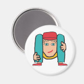 Contortionist Magneet (Voorkant / Achterkant)