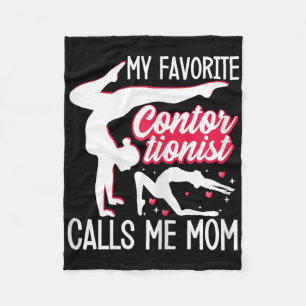 Contortionist Moeder Yoga Gymnastiek Aerial En Aer Fleece Deken