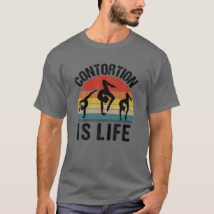 Contortionistische controle is het leven grappige  t-shirt