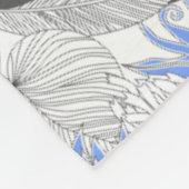 Contour Hawaii Tropical Lily en Protea Floral Fleece Deken (Hoek)