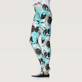 Contour Hawaii Tropical Lily en Protea Floral Leggings (Links)