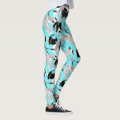 Contour Hawaii Tropical Lily en Protea Floral Leggings (Rechts)