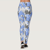 Contour Hawaii Tropical Lily en Protea Floral Leggings (Achterkant)