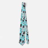 Contour Hawaii Tropical Lily en Protea Floral Stropdas (Voorkant)