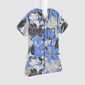 Contour Hawaii Tropical Lily Protea Aloha Shirt Ornament (voorkant)