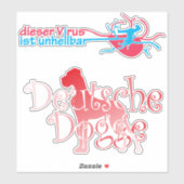 Contour Sticker Afbeelding Great Dane (Vel)