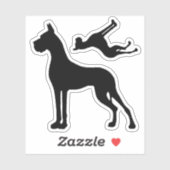 Contour sticker bijgesneden Dog Argenta (Vel)