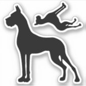 Contour sticker bijgesneden Dog Argenta (Voorkant)