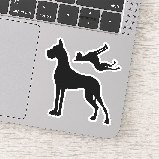 Contour sticker bijgesneden Dog Argenta (Detail)