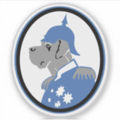 Contour sticker Dogge (Voorkant)