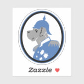 Contour sticker Dogge (Vel)