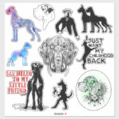 Contour Sticker Doggenmix (Vel)