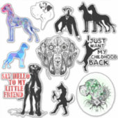 Contour Sticker Doggenmix (Voorkant)
