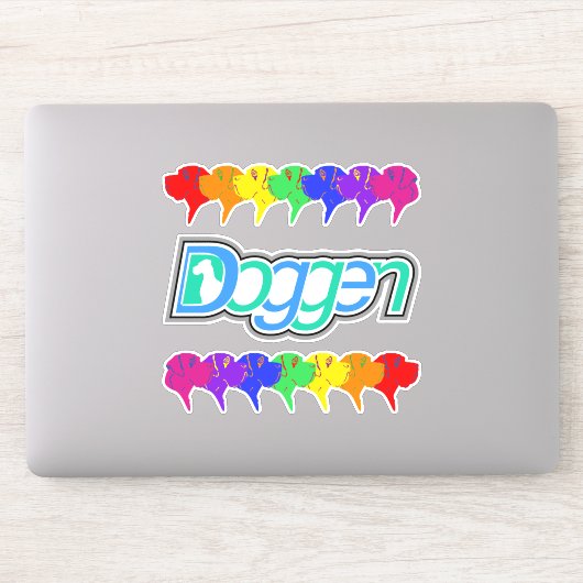Contour Sticker Dogues Allemands (Computer)