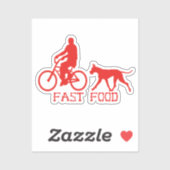 Contour sticker grappige Dog Argenta (Vel)