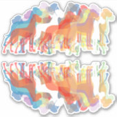 Contour Sticker Great Dane (Voorkant)