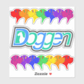 Contour Sticker Great Danes (Vel)