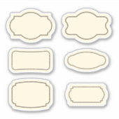  contour voedsel sticker labels (Voorkant)